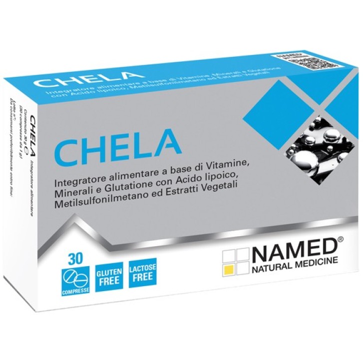 Named Chela 30 Compresse - Integratore Alimentare Multivitaminico e Minerali