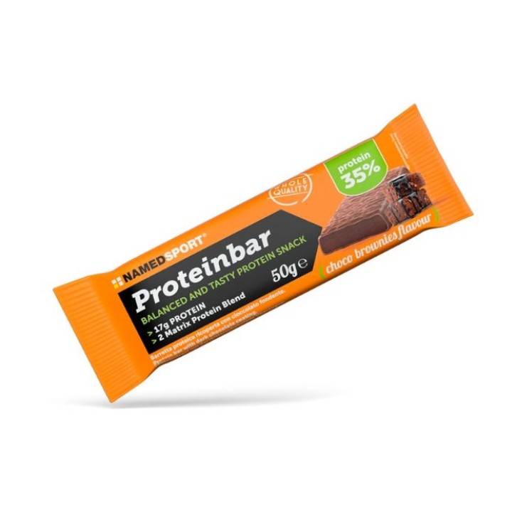 Named Sport Proteinbar Choco Brownie 50 grammi - Barretta Proteica