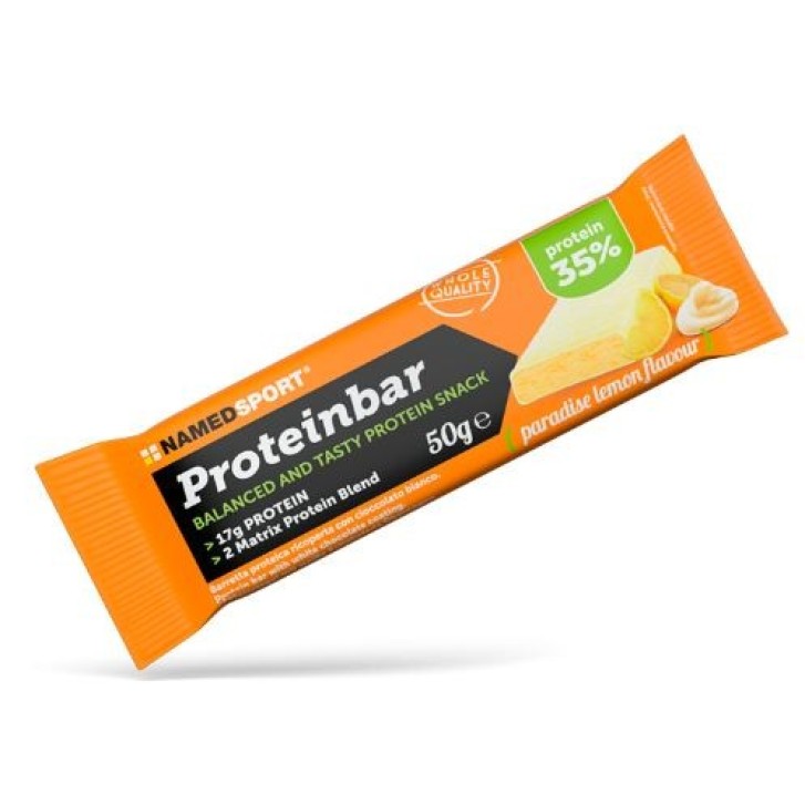 Named Sport Proteinbar Paradise Lemon 50 grammi - Barretta Proteica