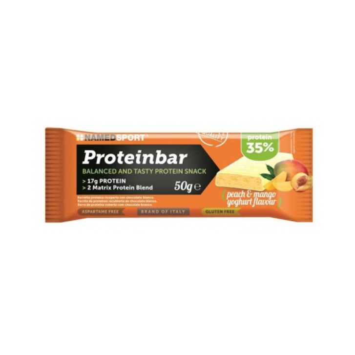 Named Sport Proteinbar Peach & Mango 50 grammi - Barretta Proteica