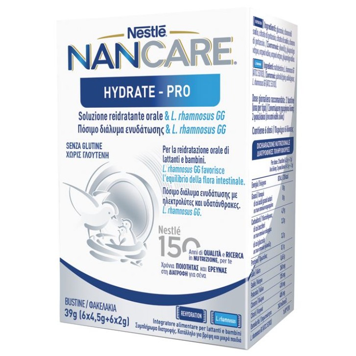 Nancare Hydrate-Pro 6+6 Bustine - Integratore Reidratante Orale