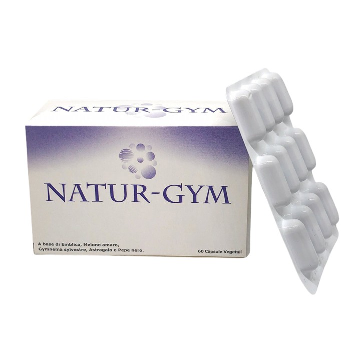 Natur-Gym 60 Capsule - Integratore Funzioni Digestive e Metabolismo Carboidrati