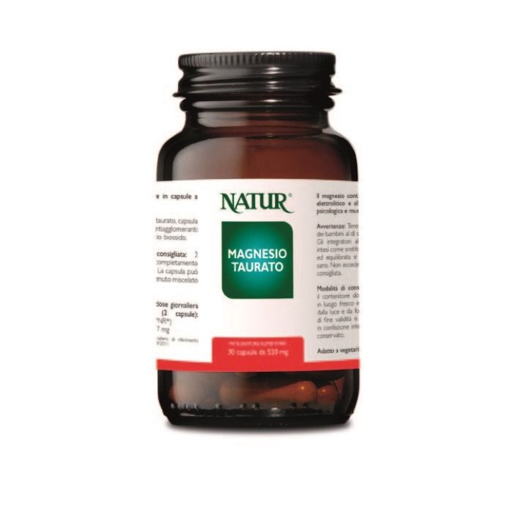 Magnesio Taurato Natur 30 capsule - Integratore Alimentare