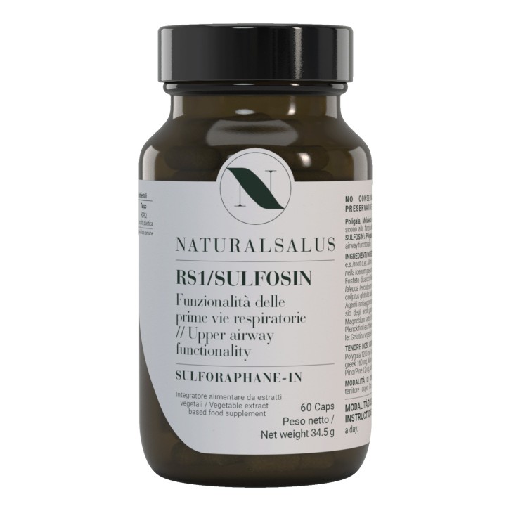 RS1 Sulfosin 60 Capsule - Integratore Vie Respiratorie