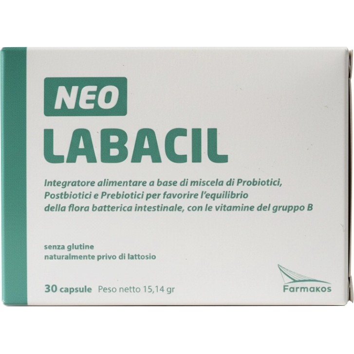 Neo Labacil 30 Capsule - Integratore Benessere Intestinale