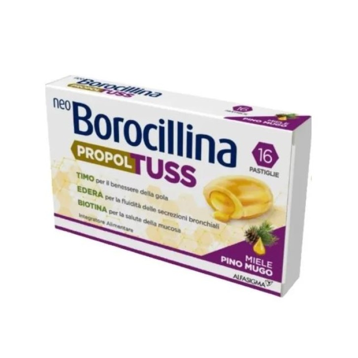 Neoborocillina Propoltuss 16 pastiglie - Integratore Alimentare