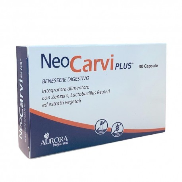 Neocarvi Plus 30 capsule - Integratore Benessere Digestivo