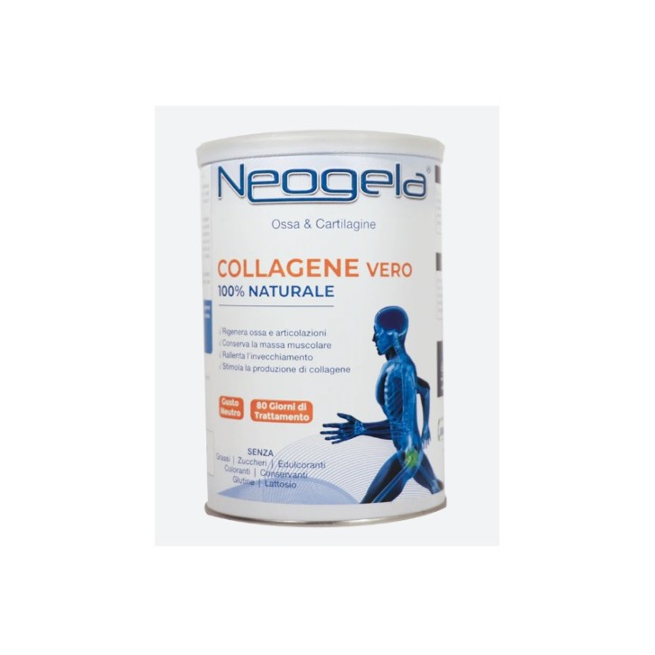 Neogela Collagene Polvere Zeta 150 grammi - Integratore Benessere Ossa e Cartilagini