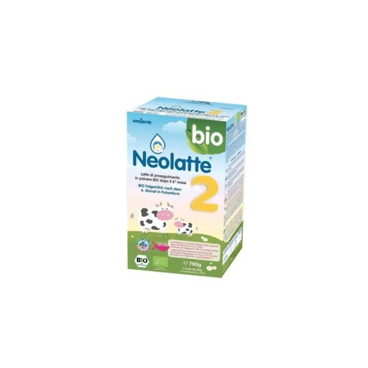 Neolatte 2 Bio DHA + ARA Latte in Polvere 2 x 350 grammi