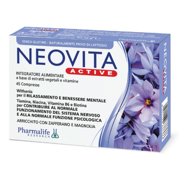 Neovita Active 45 Compresse - Integratore per il benessere mentale