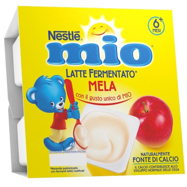 Nestle MIO Merenda Latte Fermentato Mela 4 x 100 g
