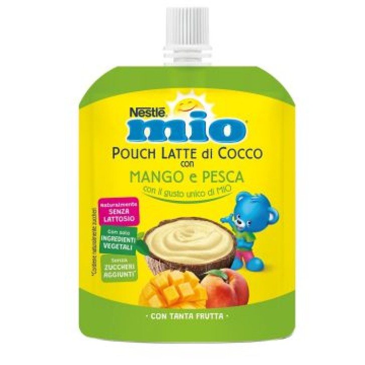 Mio Pouch Latte di Cocco Mango e Pesca 90 grammi