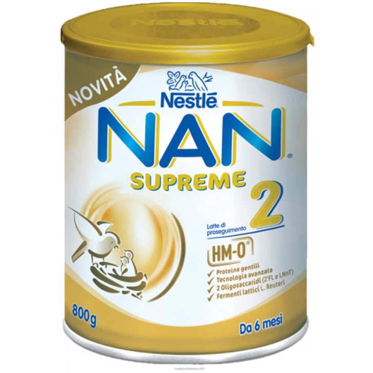 NAN Supreme 2 Latte in Polvere 800 grammi