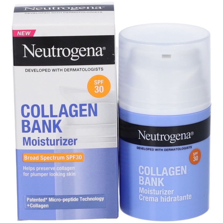 Neutrogena Collagen Bank Crema Idratante Viso SPF 30 50 ml