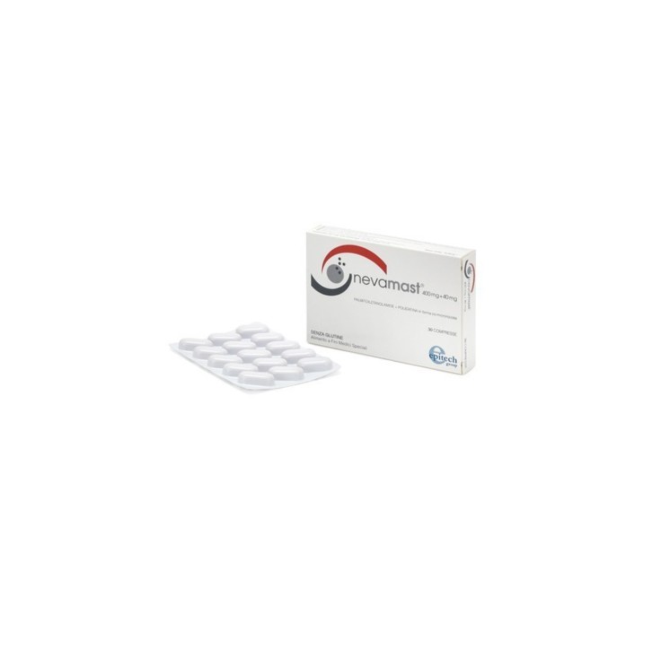Nevamast 400 mg + 40 mg 30 Compresse - Integratore Malattia Venisa Cronica