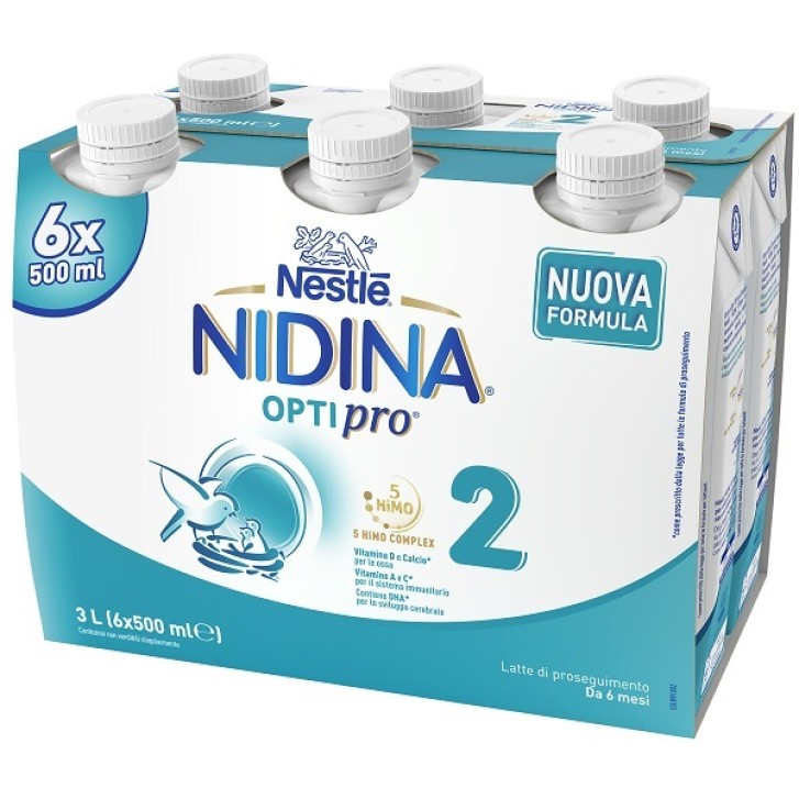Nidina Optipro 2 Liquido 6x500 ml