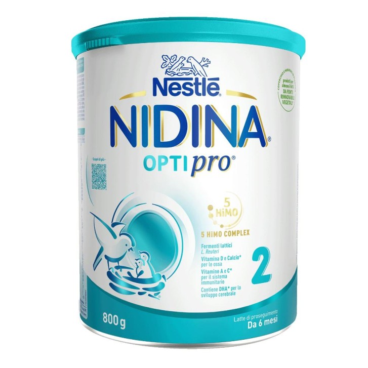 Nidina 2 Optipro Formula di Proseguimento in Polvere 800 g