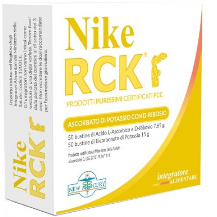Nike RCK Ascorbato Potassio + Ribosio 100 Buste - Integratore Alimentare