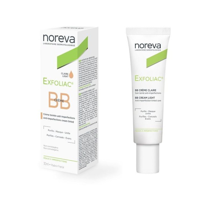 Noreva Exfoliac BB Cr&egrave;me Claire 30 ml