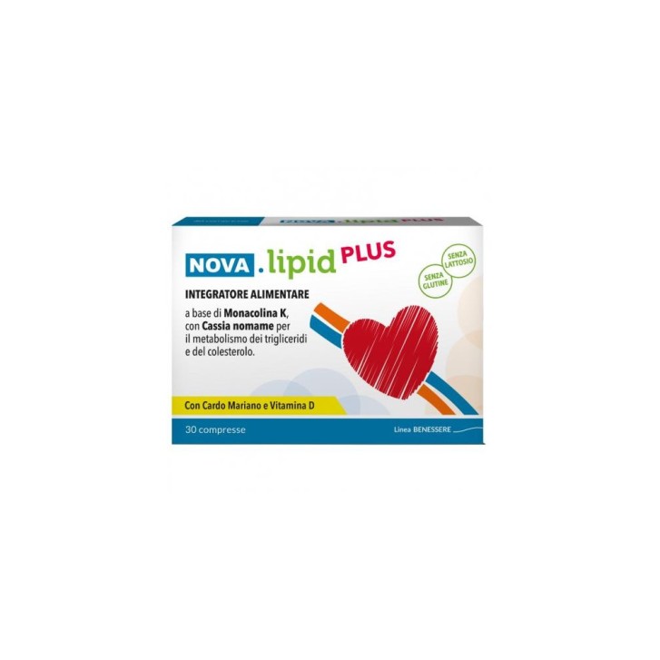 Nova Lipid Plus 30 Compresse - Integratore Controllo Colesterolo e Trigliceridi