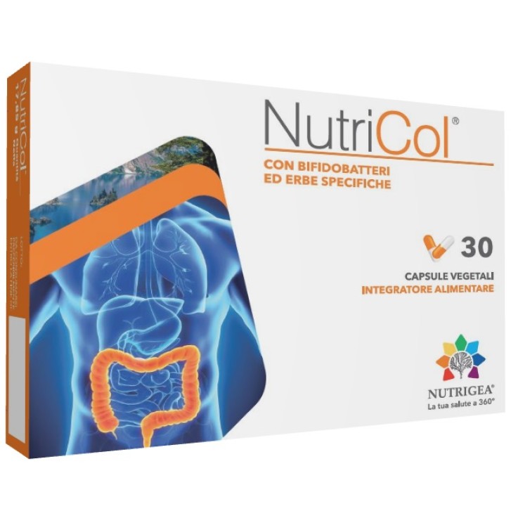 Nutricol 30 Capsule Vegetali - Integratore Depurazione Gastrointestinale