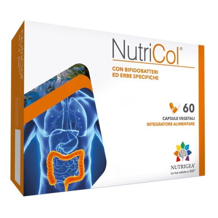 Nutricol 60 Capsule Vegetali - Integratore Depurazione Gastrointestinale