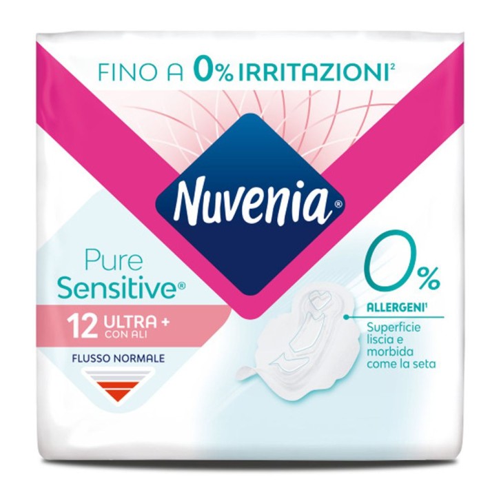 Nuvenia PureSensitive Ultra Regular+ con Ali 12 Assorbenti