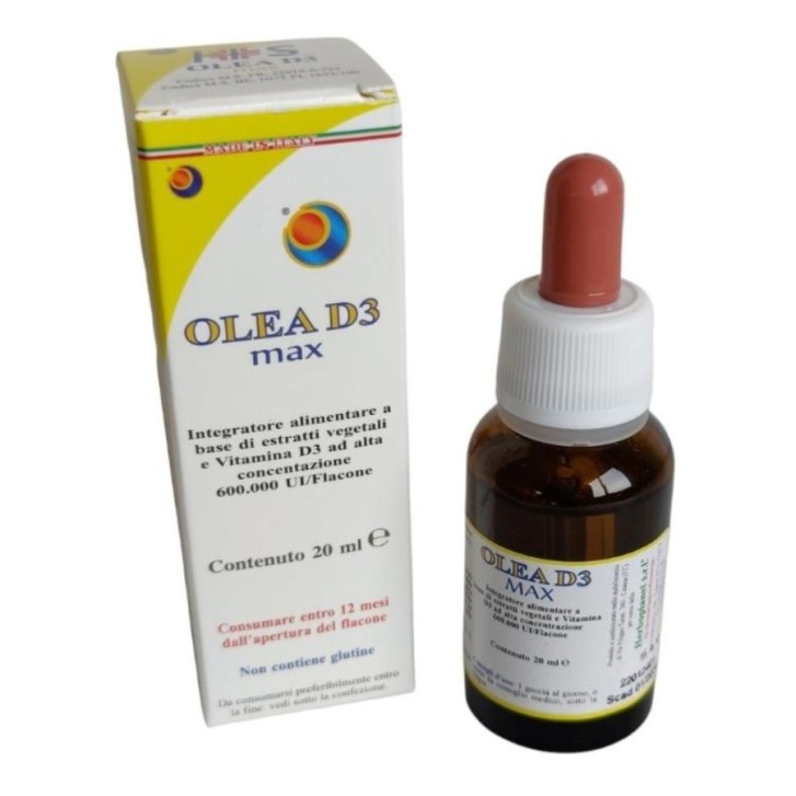 Olea D3 Max Gocce 20 ml - Integratore Alimentare