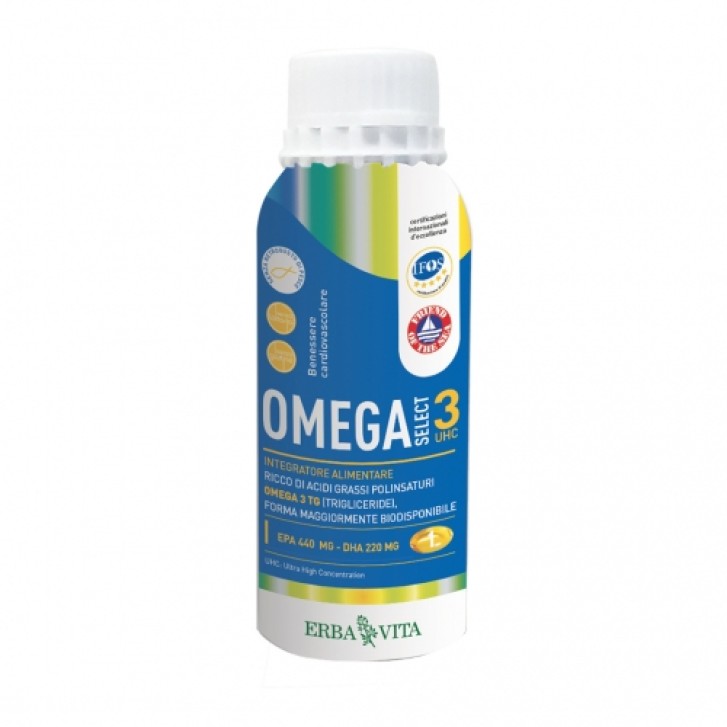 Erba Vita Omega Select 3 Uhc 120 perle - Integratore Alimentare