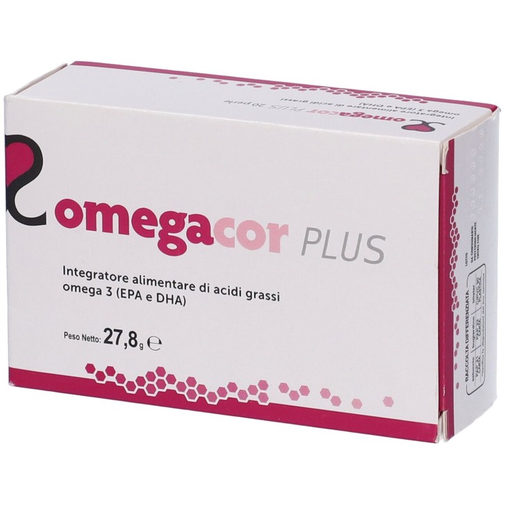 Omegacor Plus 20 perle - Integratore Controllo Colesterolo e Trigliceridi