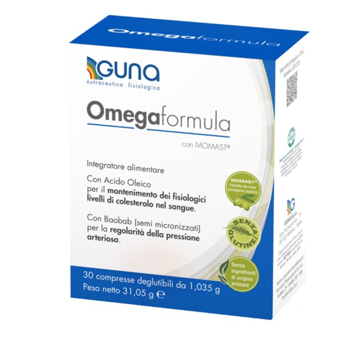 Omegaformula 30 compresse - Integratore Controllo Colesterolo e Pressione Arteriosa