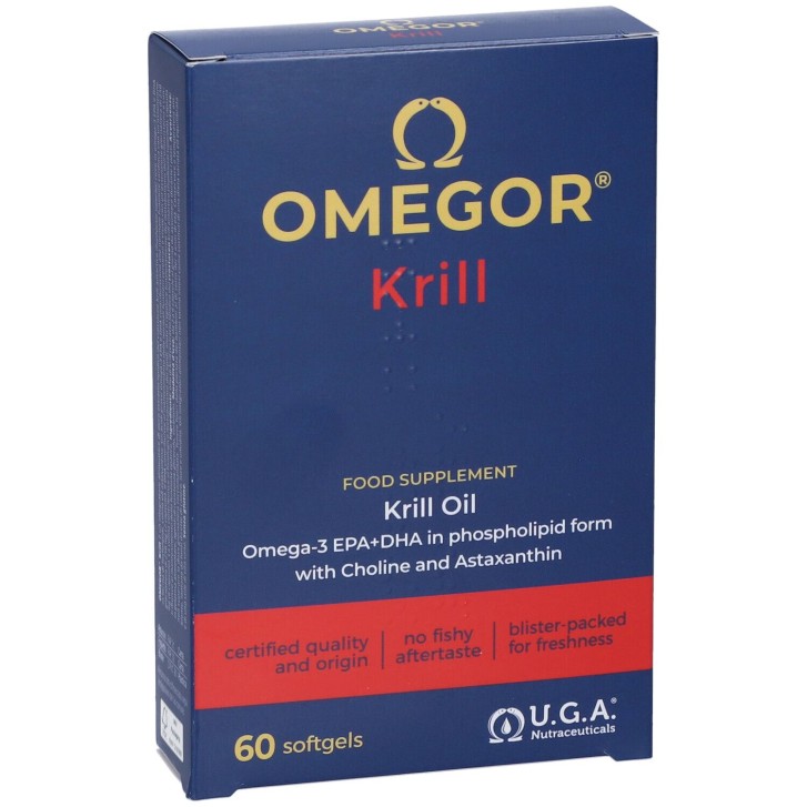 Omegor Krill 60 Capsule - Integratore per la funzione cardiaca