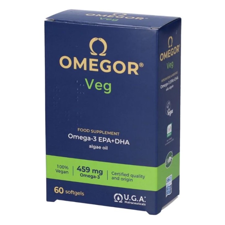 Omegor Veg 60 Capsule - Integratore Epa e Dha
