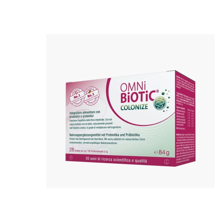 Omni Biotic Colonize 28 bustine - Integratore Probiotici e Prebiotici