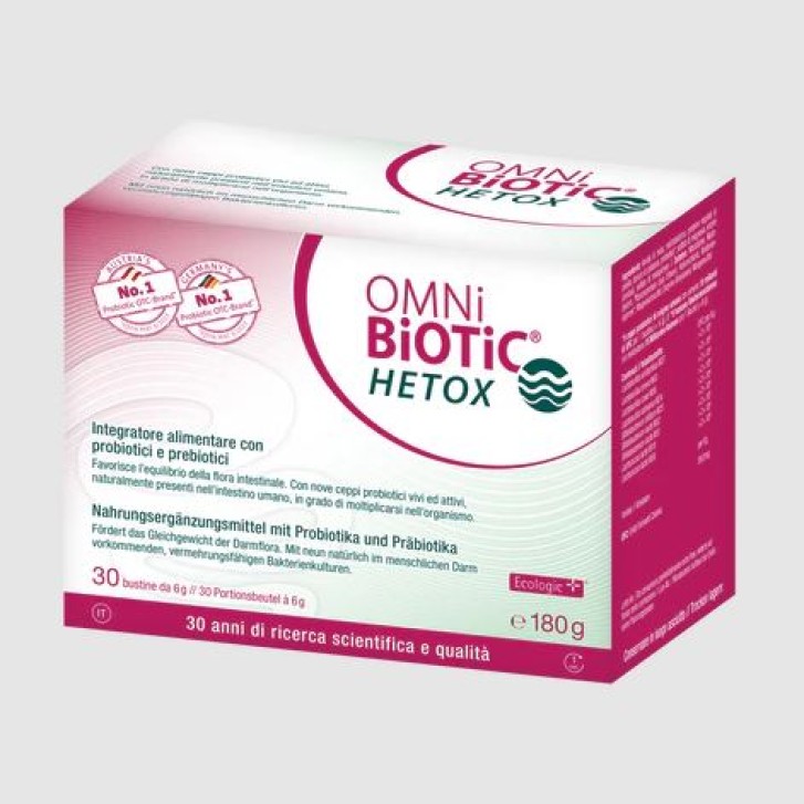 Omni Biotic Hetox 30 bustine - Integratore Funzionalità Epatica