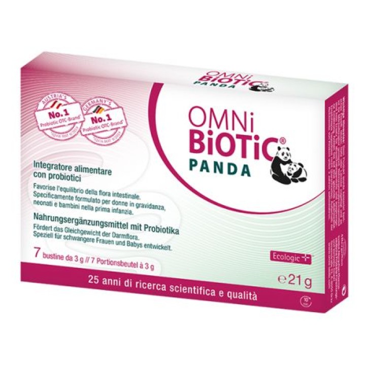 Omni Biotic Panda 7 bustine - Integratore Probiotici Gravidanza