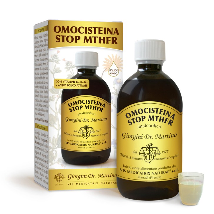 Omocisteina Stop MTHFR Liquido Analcolico Dr. Giorgini 500 ml - Integratore Alimentare