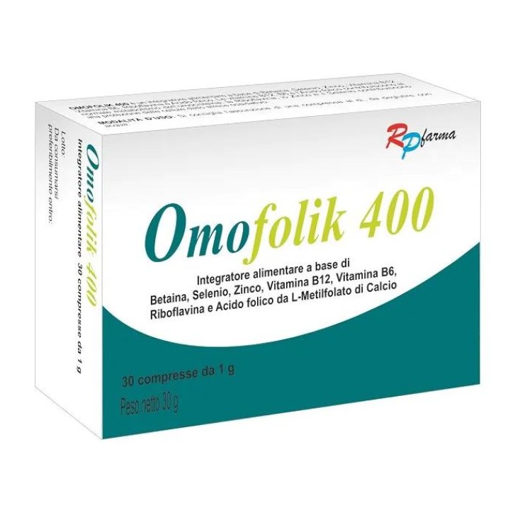 Omofolik 400 30 compresse - Integratore Controllo Omocisteina