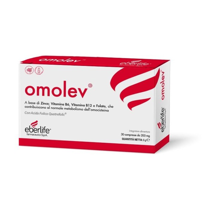 Omolev 30 compresse - Integratore Controllo Omocisteina