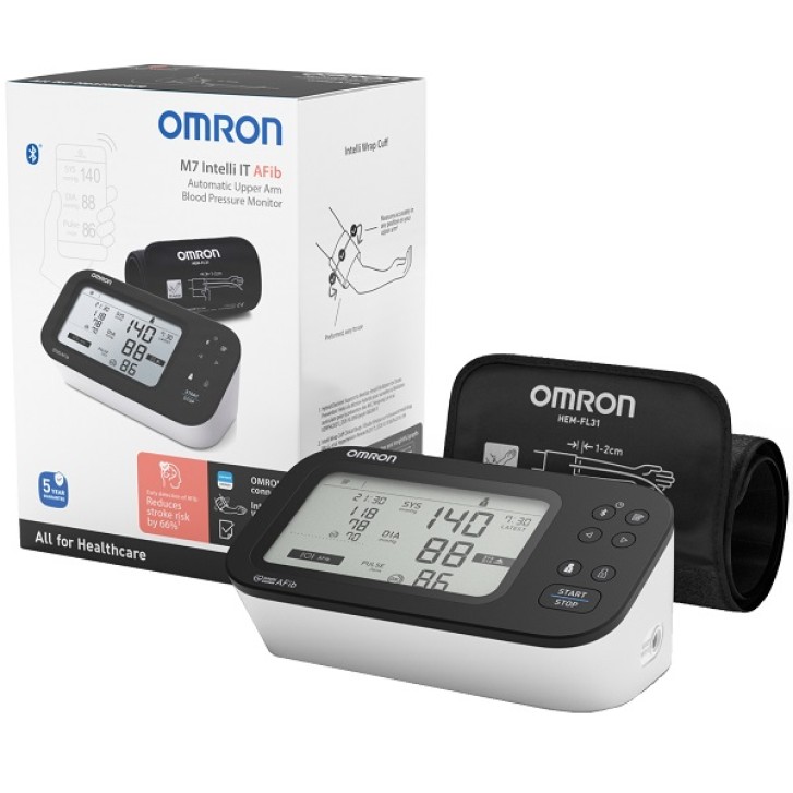 Omron M7 Misuratore di Pressione Automatico Braccio