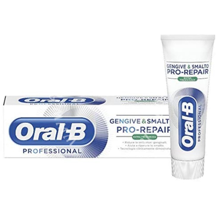 Oral-B Dentifricio Protezione Gengive e Scudo Antibatterico Sbiancante 75 ml