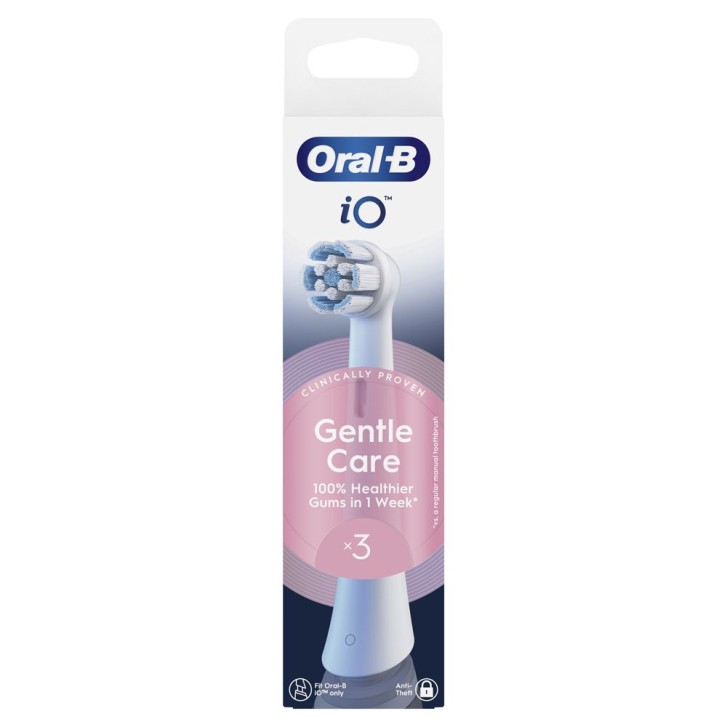 Oral-B iO Gentle Care Testine Bianche 3 Pezzi