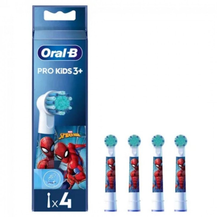 Oral-B Power Testine Ricambio Spiderman 4 pezzi