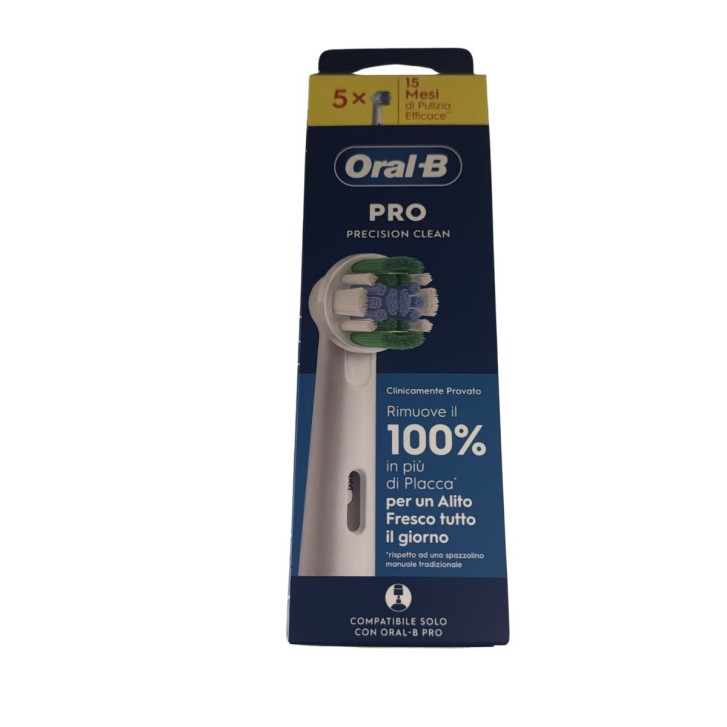 Oral-B Precision Clean Testine di Ricambio 5 Pezzi