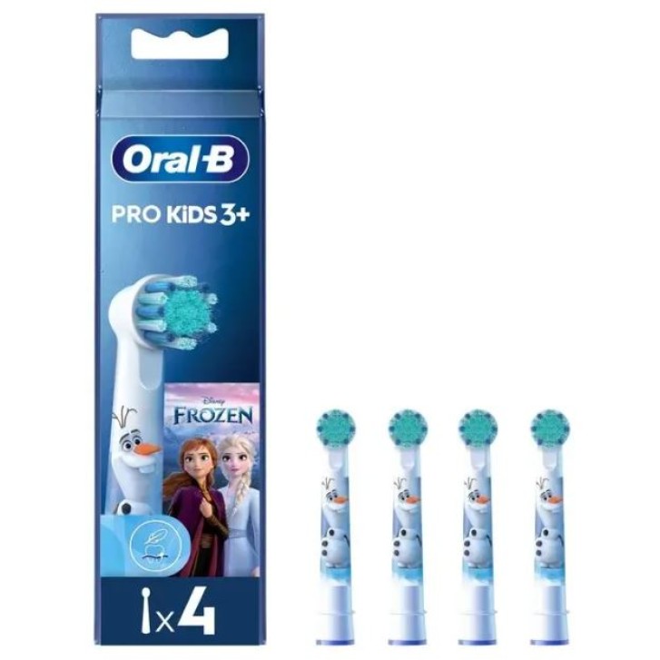 Oral-B Pro Kids 3 Testine Ricambio Frozen 4 pezzi