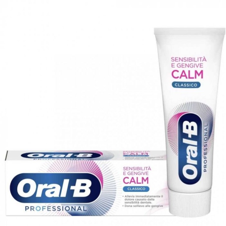 Oral-B Professional Sensibilità e Gengive Dentifricio Calm Classico 75 ml
