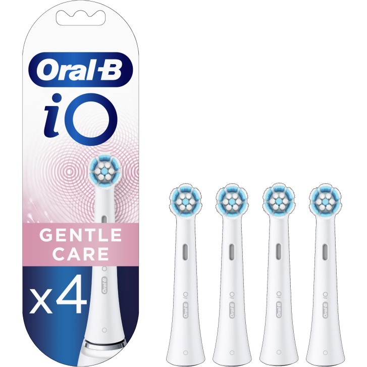 Oral-B Testine di Ricambio iO Gentle Care 4 pezzi