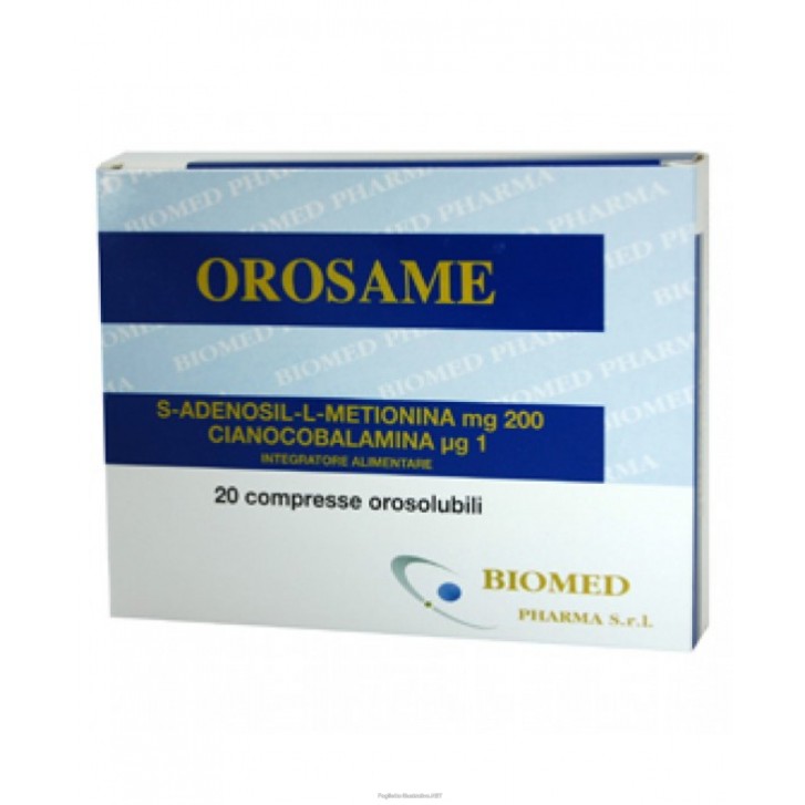 Orosame 20 Compresse Orosolubili - Integratore Alimentare per l'Umore