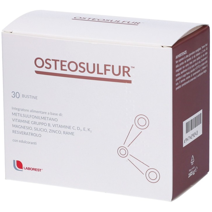 Osteosulfur 30 bustine - Integratore Benessere Osseo e Muscolare