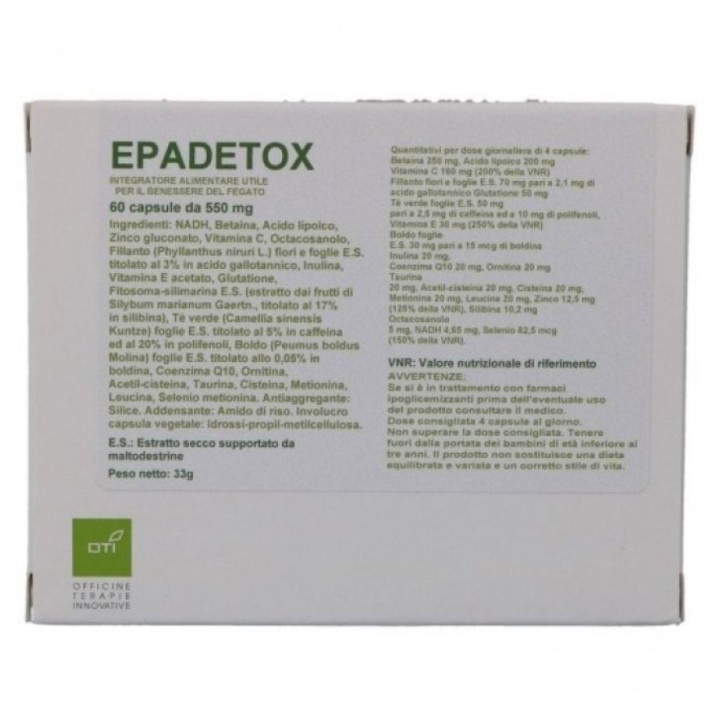 Epadetox Oti 60 capsule - Integratore Benessere Fegato